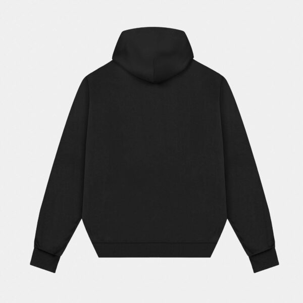 A plain black on sale hoodie