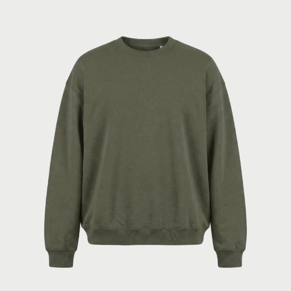ORGANIC CREWNECK OLIVE