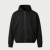 ORGANIC ZIPPER BLACK SILVER